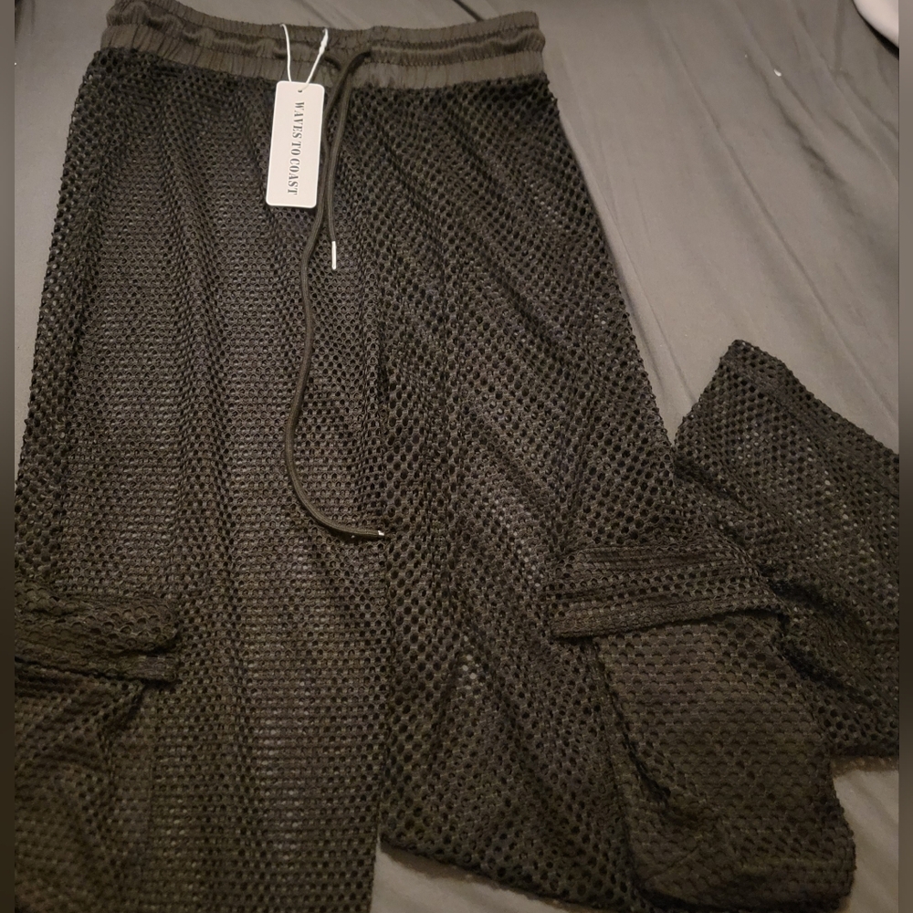 Wave to coast netted pants